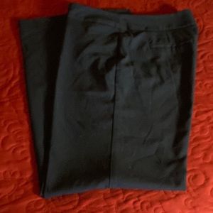 Black wide leg dress slacks